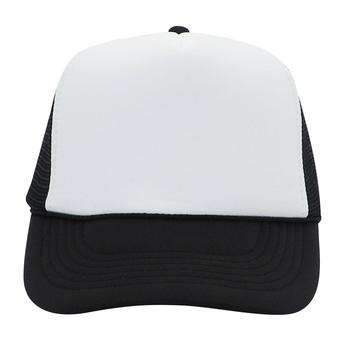 Nissun Foam Trucker Hat, 5 Panel Mesh Cap, Two Tone Colors - SPC