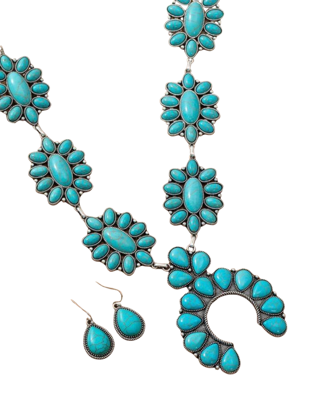 Turquoise Necklace and Earring Set