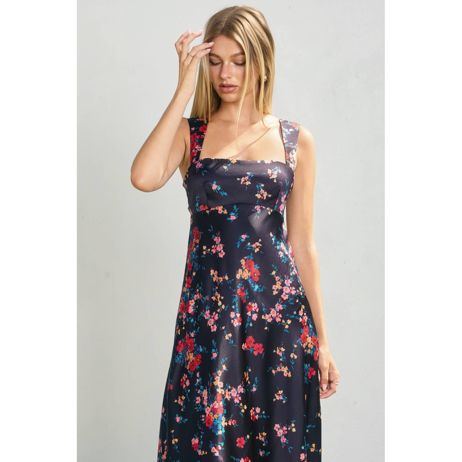 In A Mood Empire Waist Midi Dress