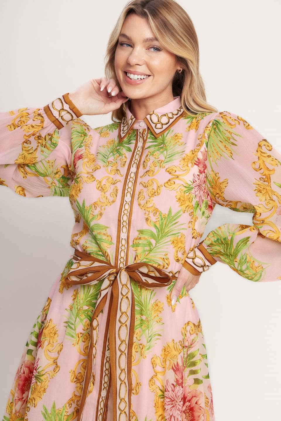 Springtime midi dress