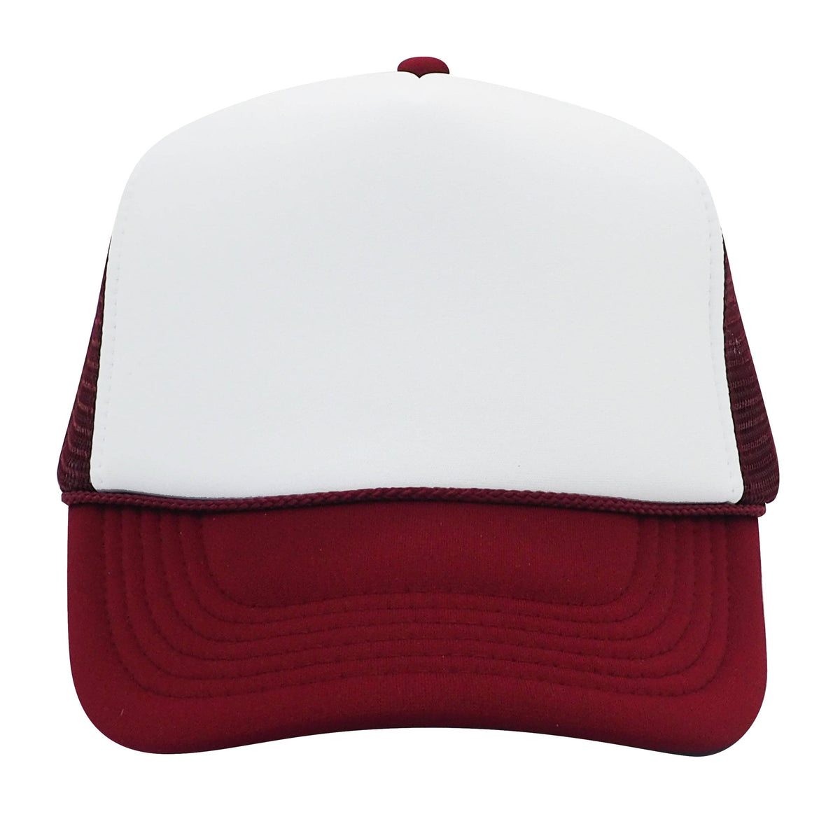 Nissun Foam Trucker Hat, 5 Panel Mesh Cap, Two Tone Colors - SPC