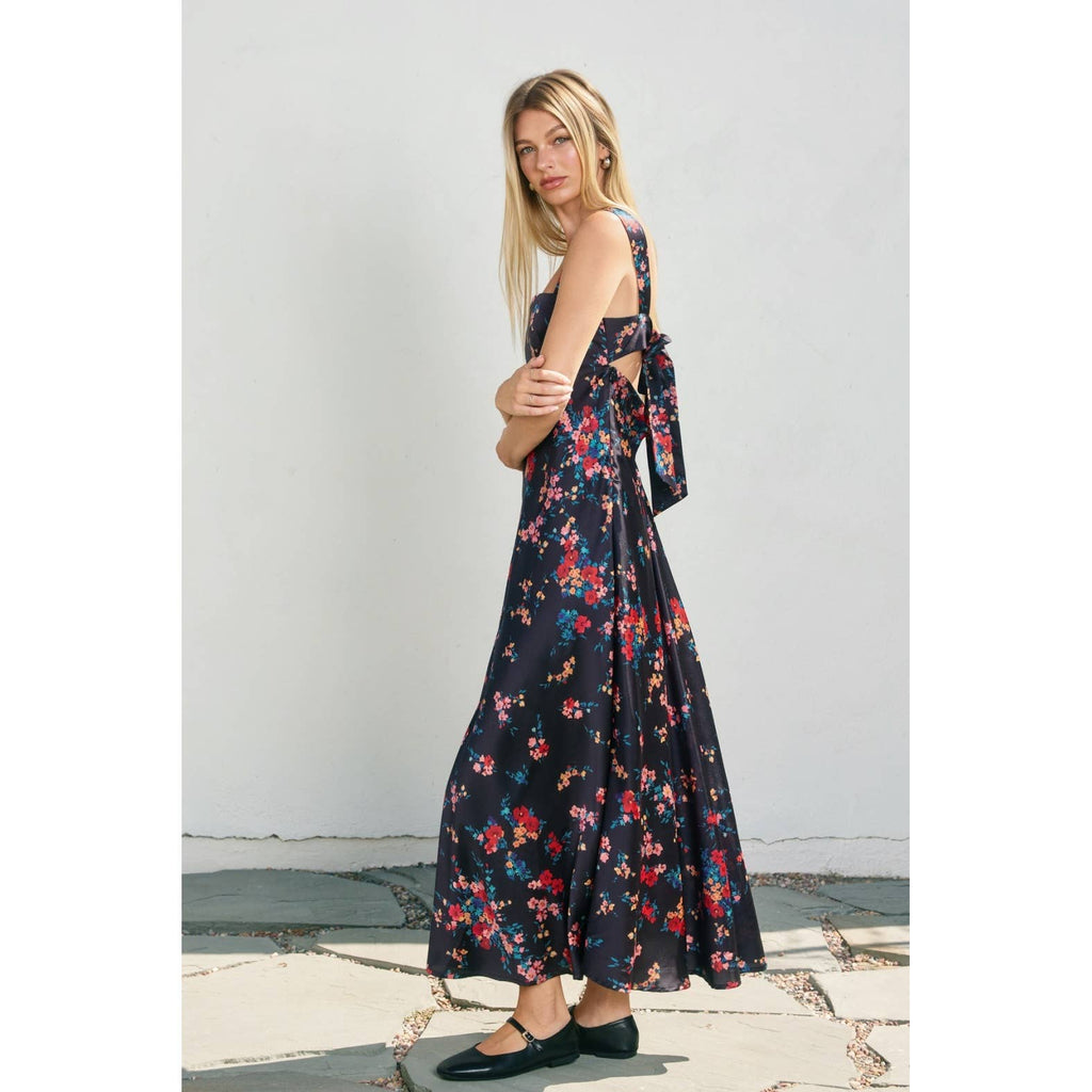 In A Mood Empire Waist Midi Dress