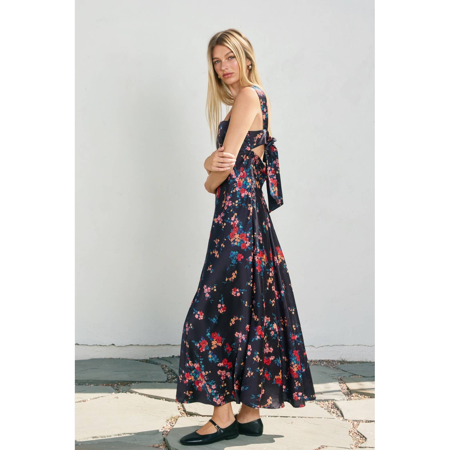 In A Mood Empire Waist Midi Dress