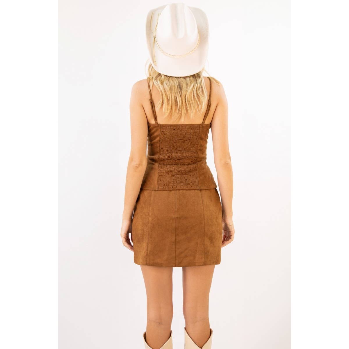 CHLOE SUEDE MINI SKIRT_8S3317-A