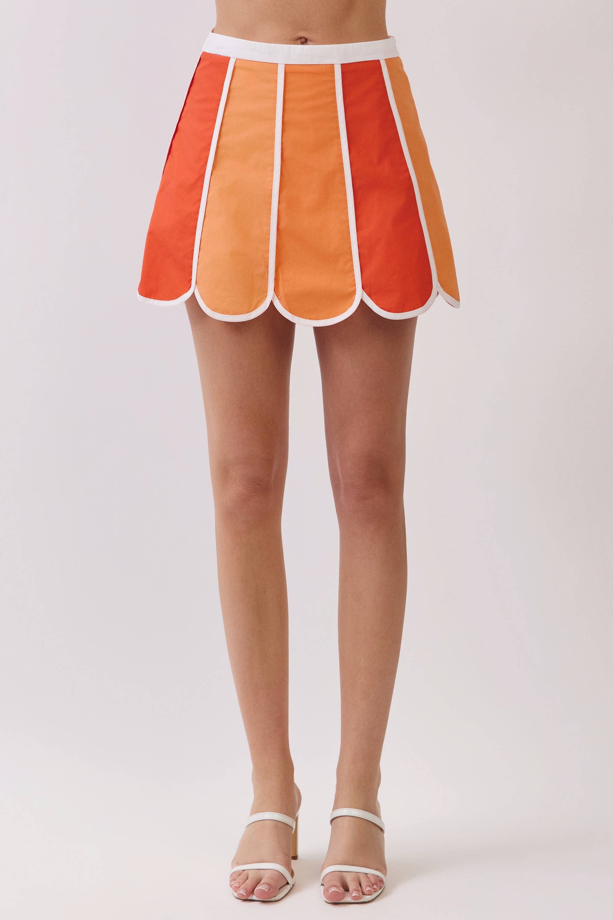 UTRGV Scallop Hem Mini Skirt
