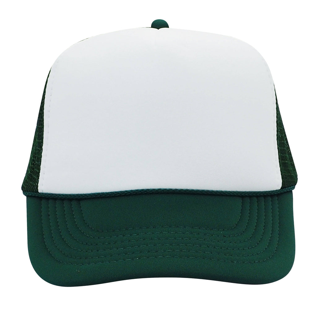 Nissun Foam Trucker Hat, 5 Panel Mesh Cap, Two Tone Colors - SPC