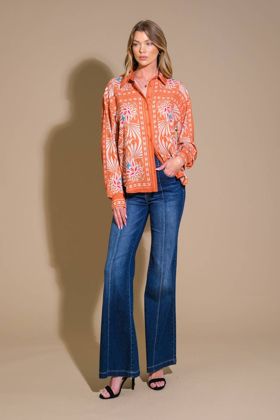 Orange Bliss Long sleeve Top