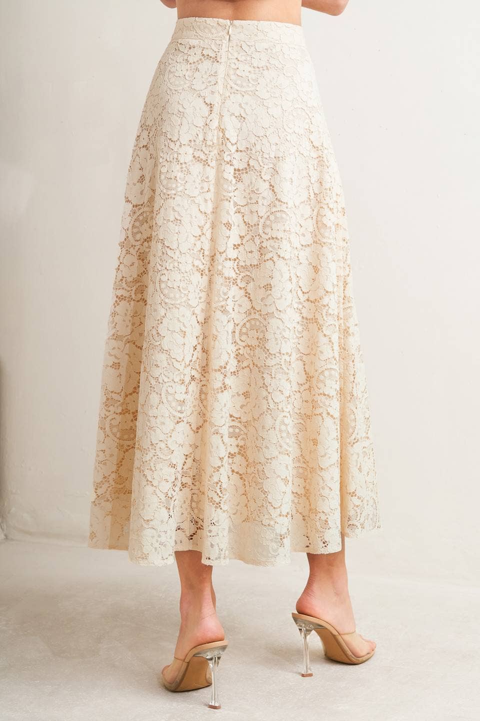 Lace Midi Skirt