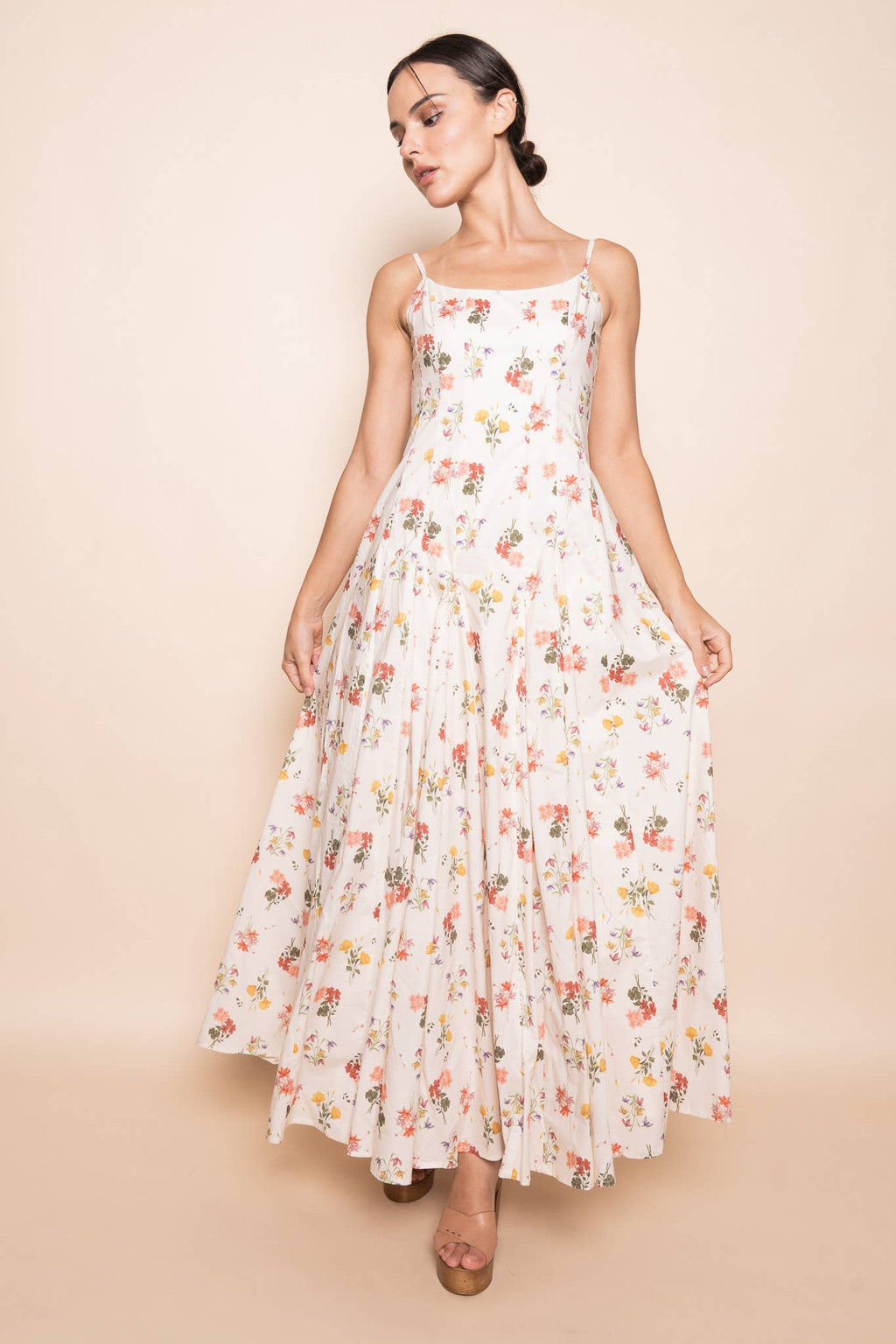 Floral Print Maxi Dress