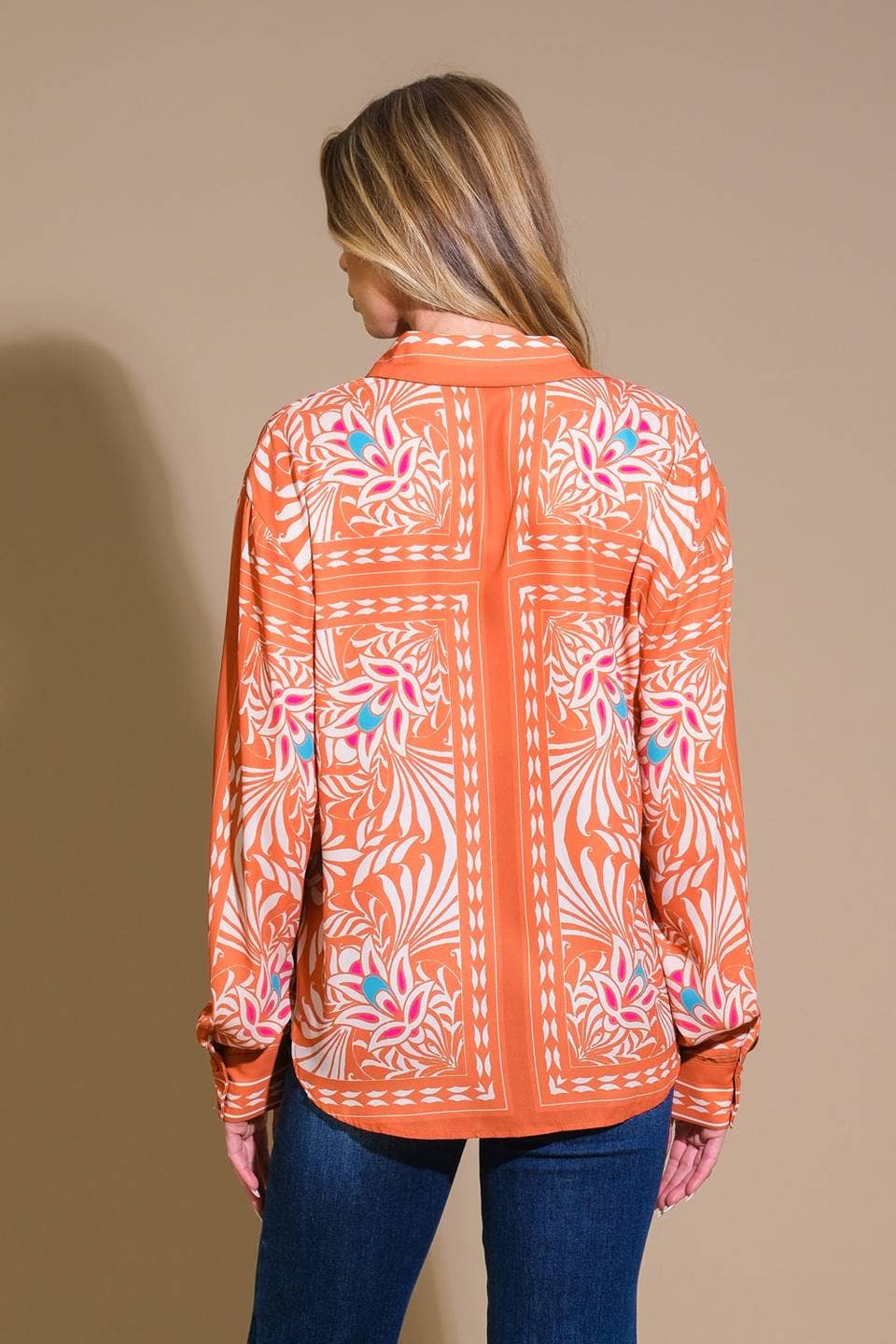 Orange Bliss Long sleeve Top