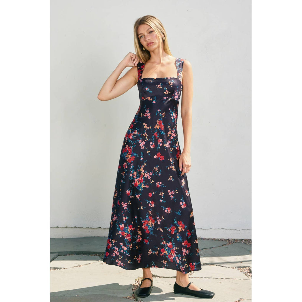 In A Mood Empire Waist Midi Dress