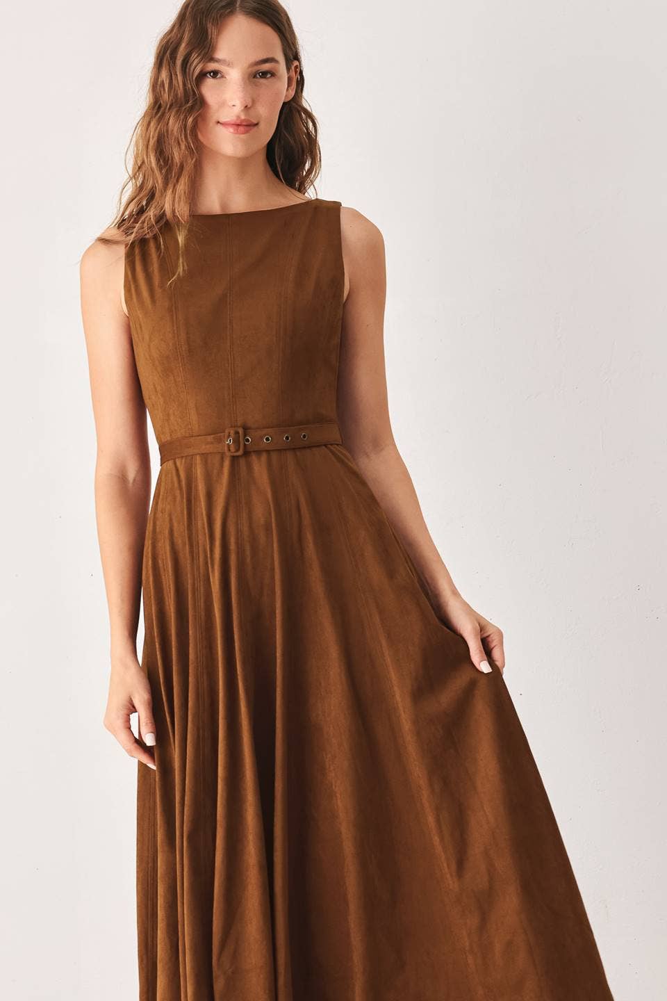 Stepping Into Fall Midi Dress