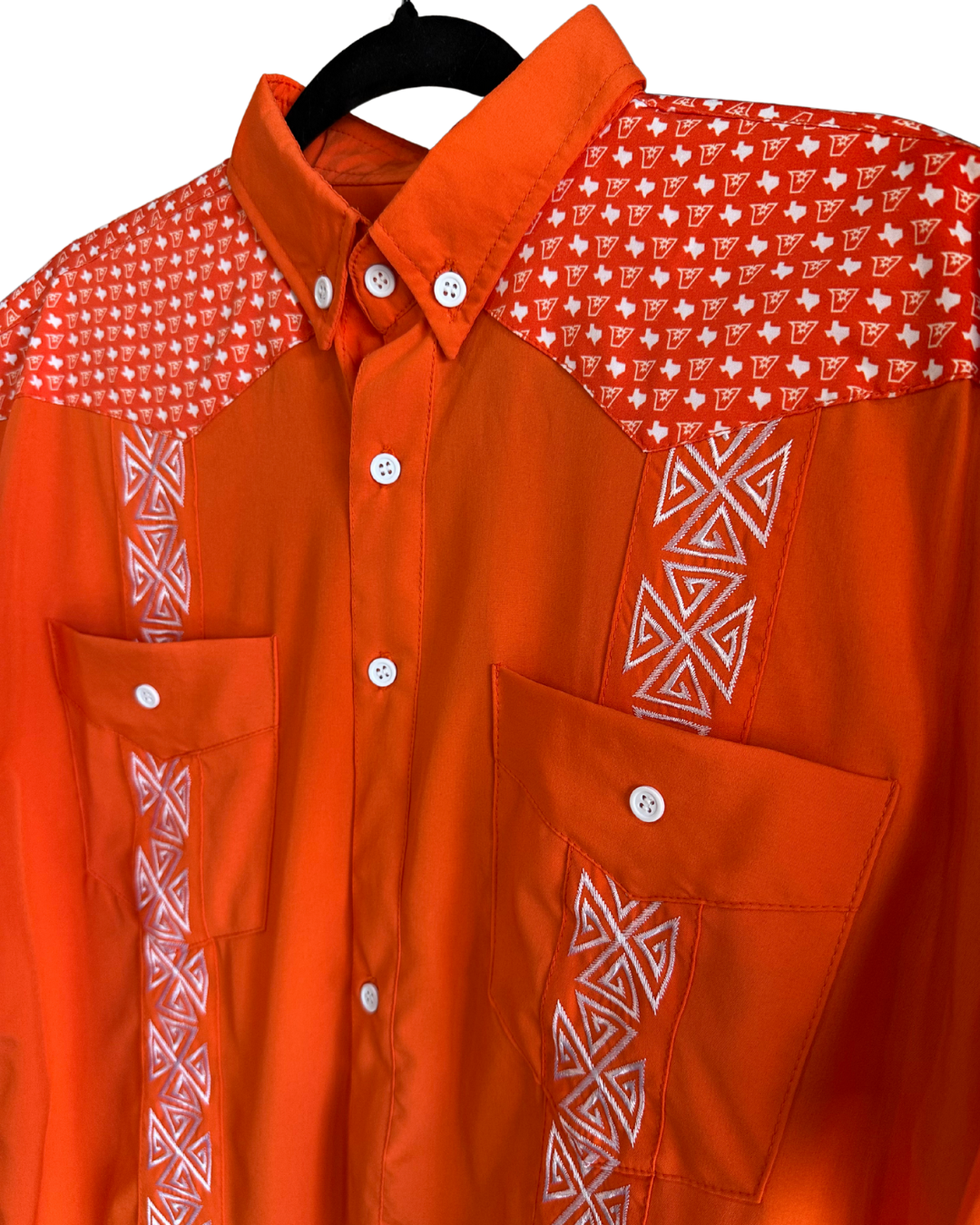 Orange UTRGV Guayabera