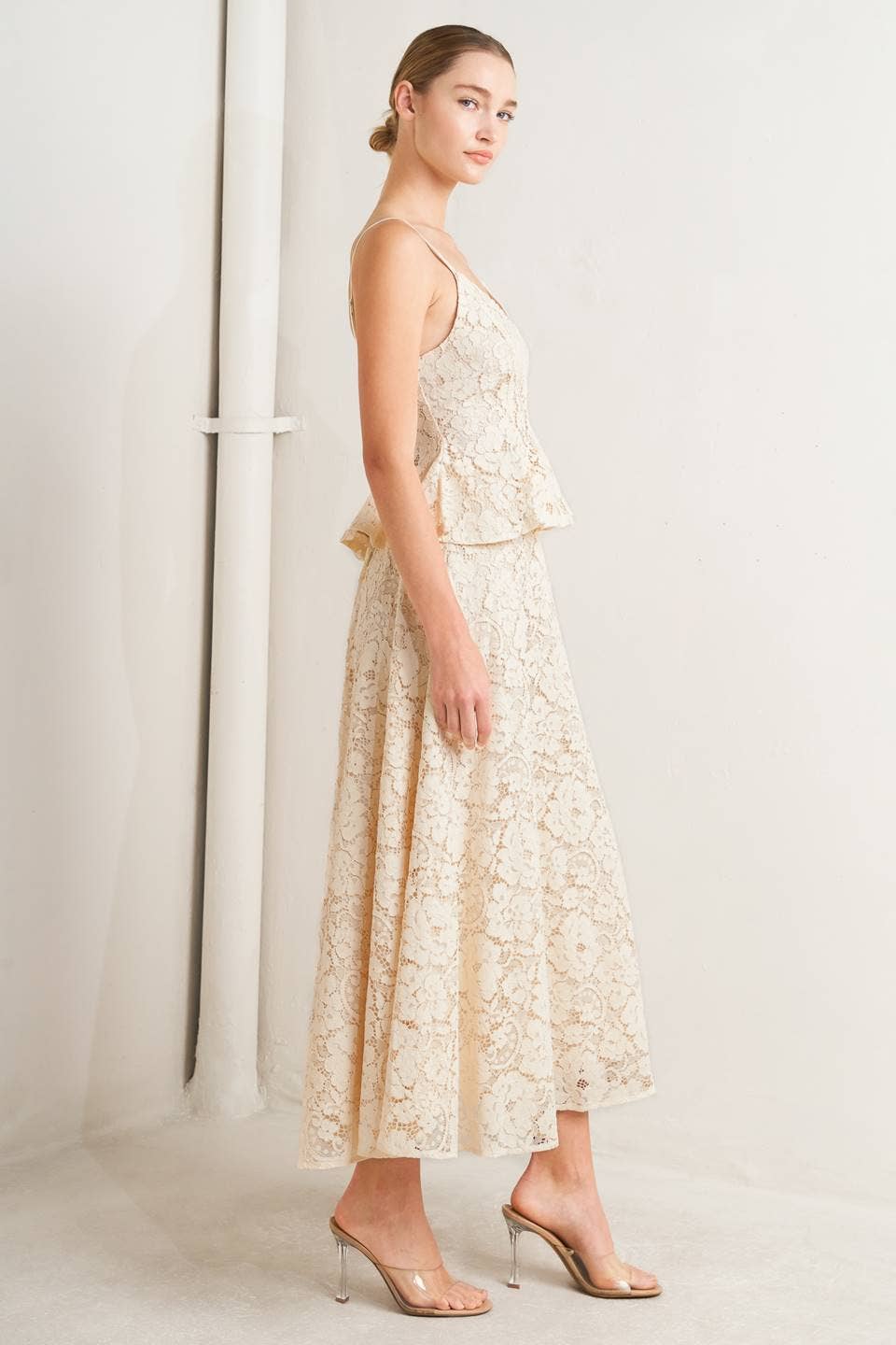 Lace Midi Skirt