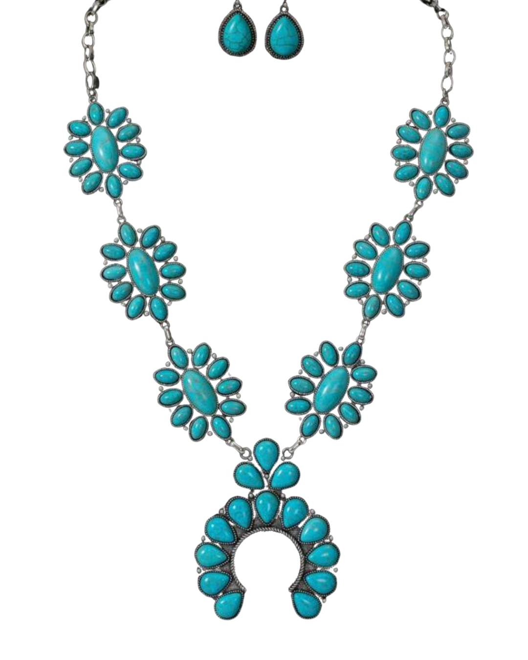 Turquoise Necklace and Earring Set