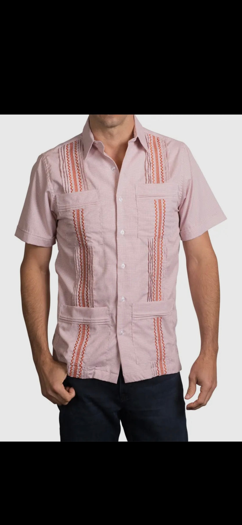 Hook ‘em Game Day Guayabera
