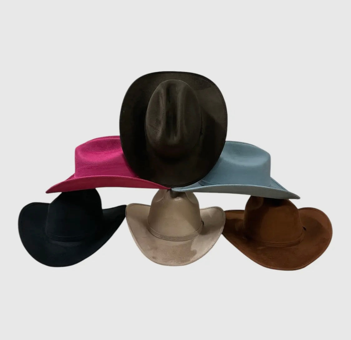 Kids Suede Cattleman Hat