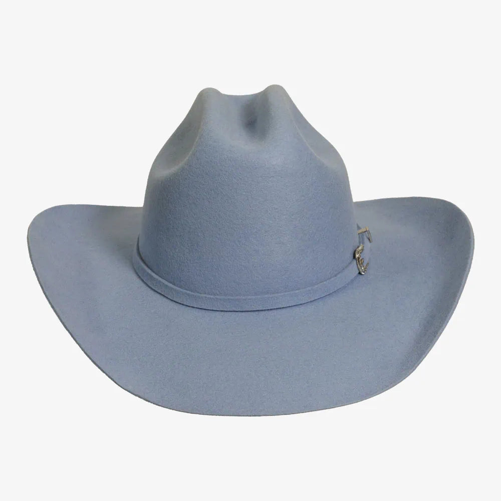 Baby Blue Cattleman Cowboy Hat