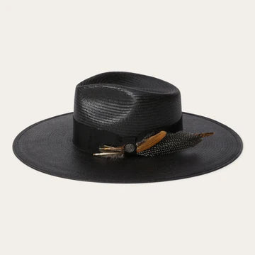 Wild Frontier Straw Fedora | Black