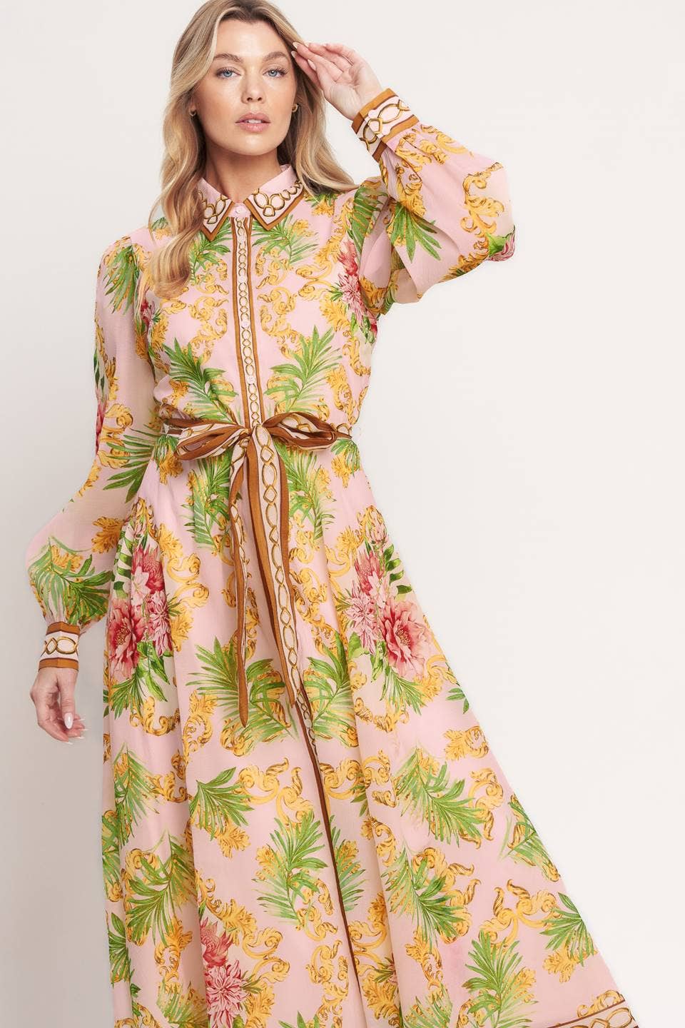 Springtime midi dress