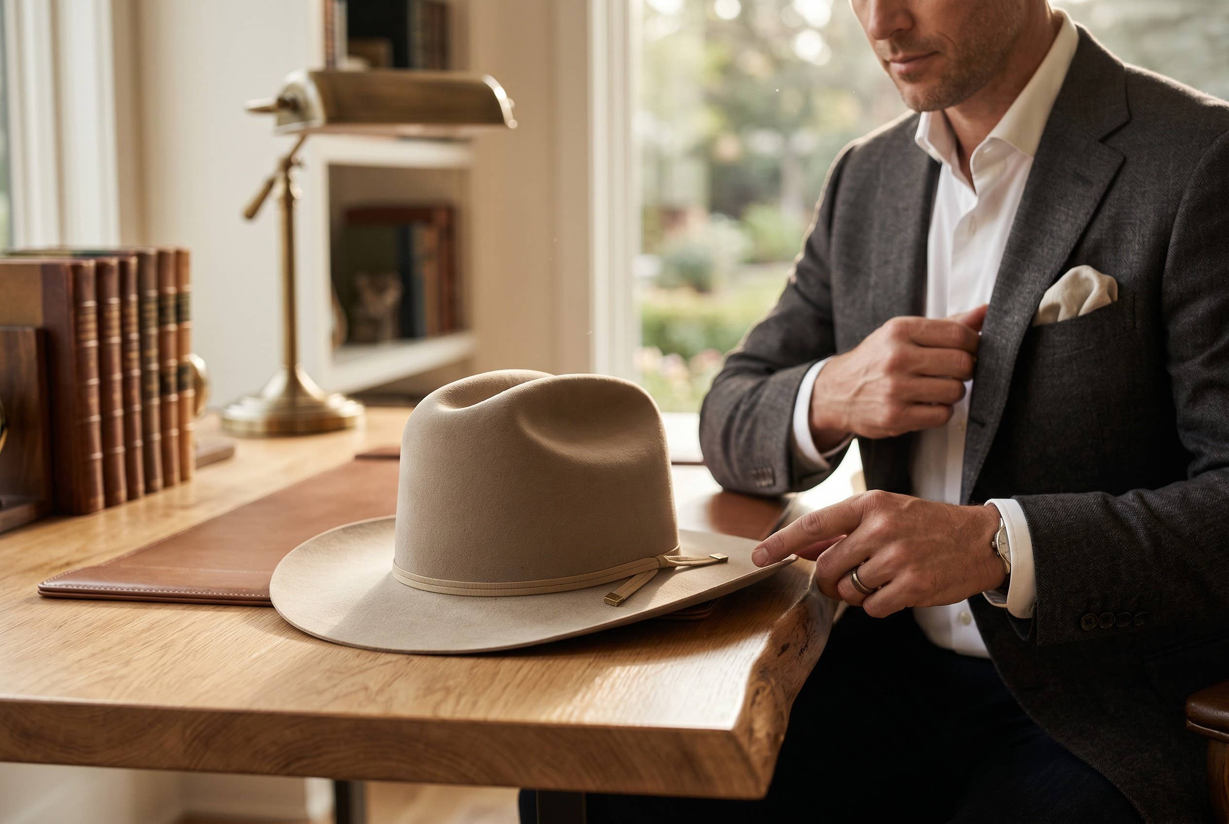Fine Felt Cattleman Cowboy Hat