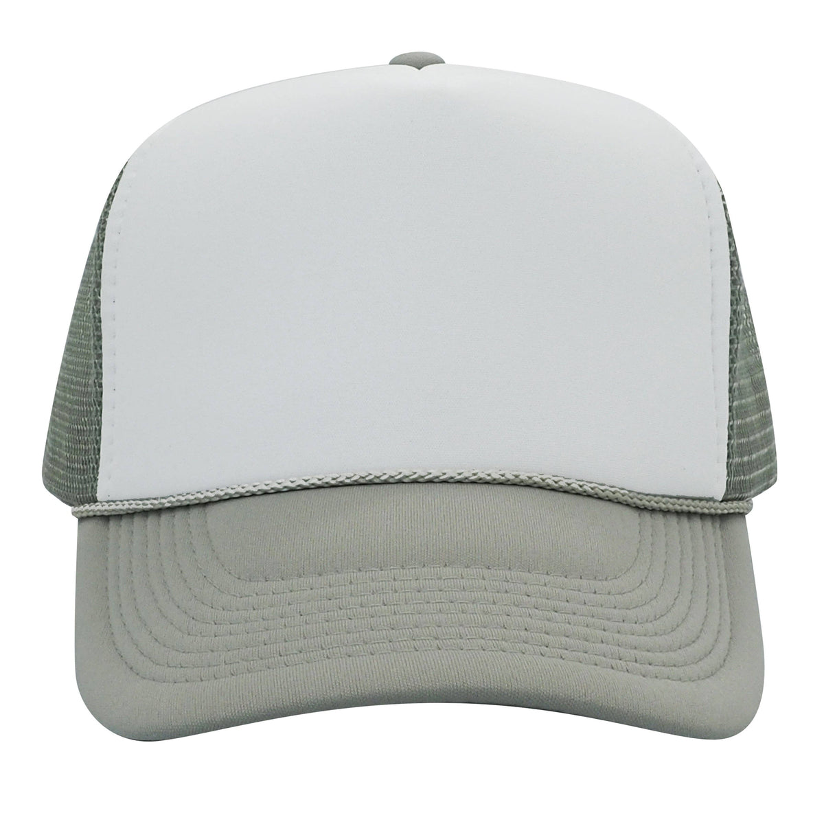 Nissun Foam Trucker Hat, 5 Panel Mesh Cap, Two Tone Colors - SPC