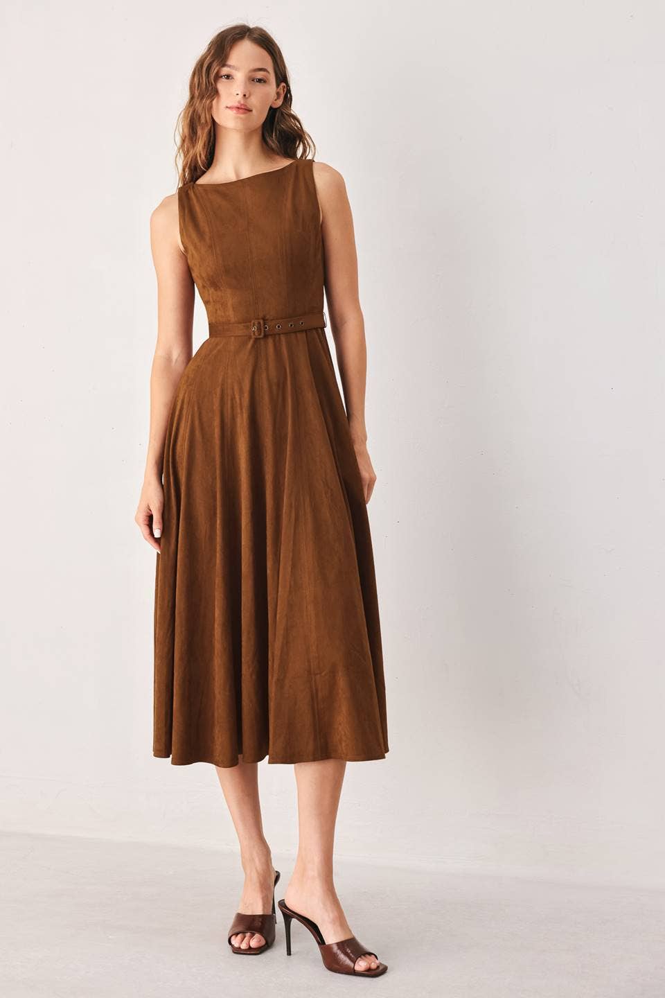 Stepping Into Fall Midi Dress