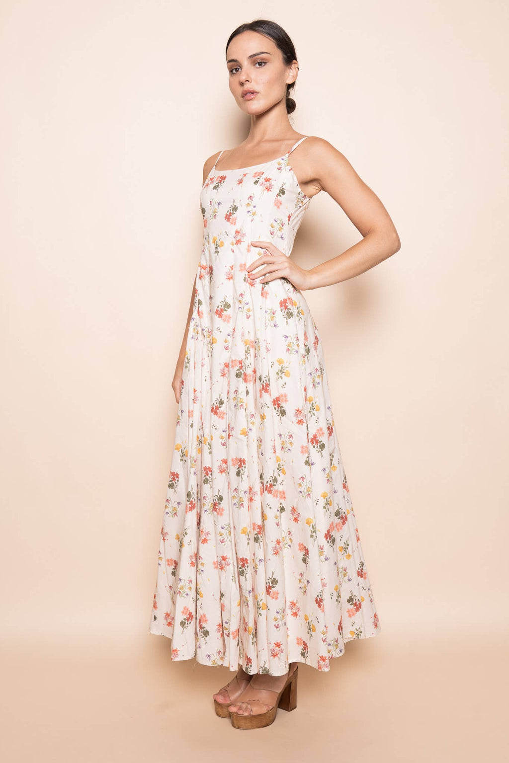 Floral Print Maxi Dress