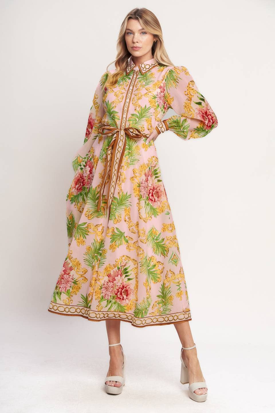 Springtime midi dress