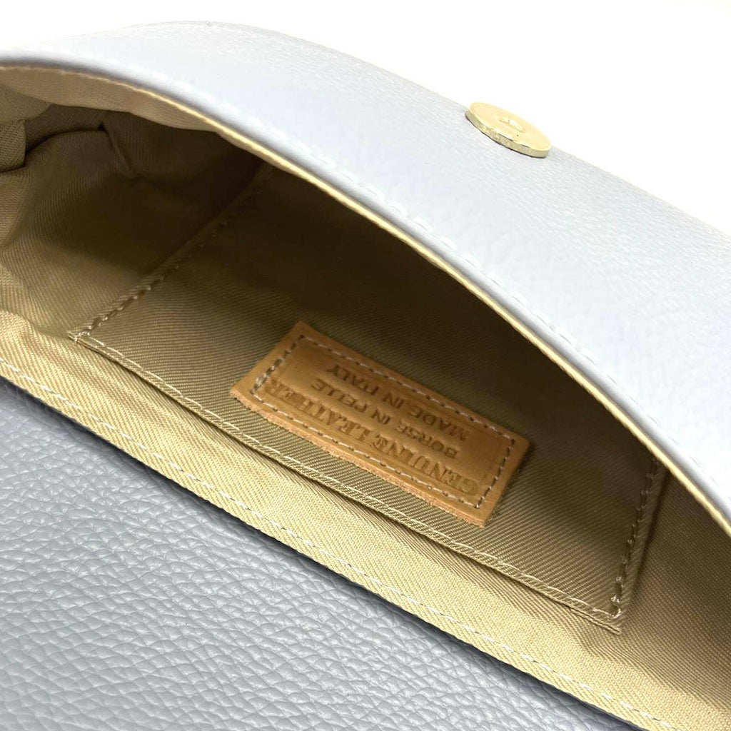 Small genuine leather shoulder bag